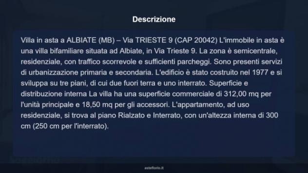 Immobile in asta di 312 m², box auto doppio in vendita a Albiate - Foto 9