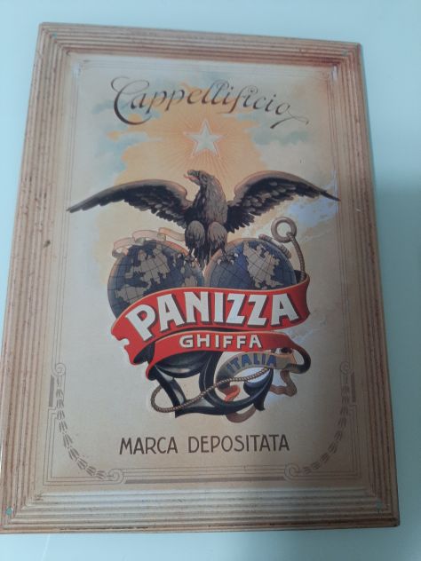 INSEGNA CAPPELLIFICIO PANIZZA TARGA IN RILIEVO - Foto 5