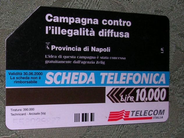 SCHEDA TELEFONICA ITALIA 29U
