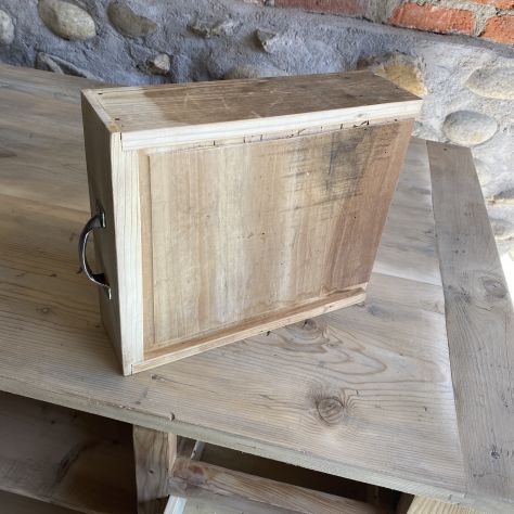 BANCONE IN LEGNO MASSELLO GREZZO AL NATURALE - Foto 7