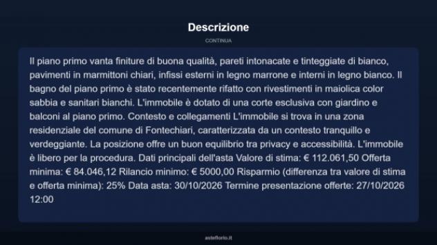 Immobile in asta di 151 m² con più di 5 locali in vendita a Fontechiari - Foto 16