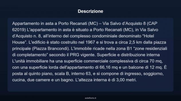 Immobile in asta di 66 m² in vendita a Porto Recanati - Foto 12