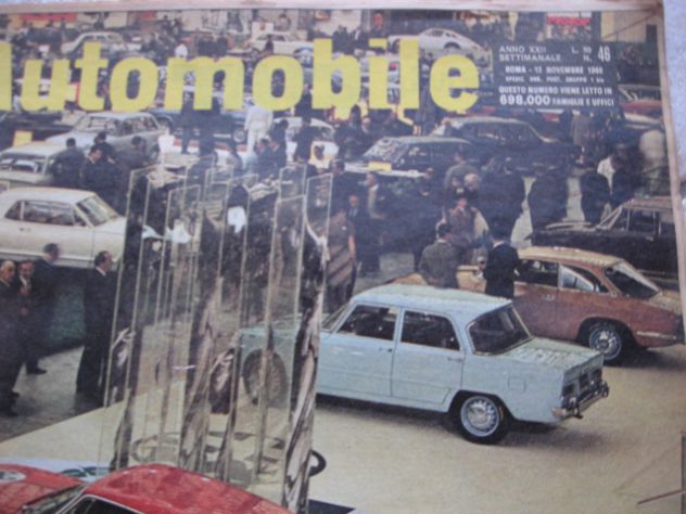 RIVISTA L'AUTOMOBILE NOVEMBRE 1966 FOTO ALFA ROMEO - Foto 2