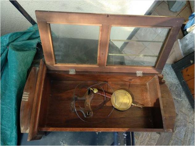 Cassa pendola fine 1800, vetrinetta - Foto 4
