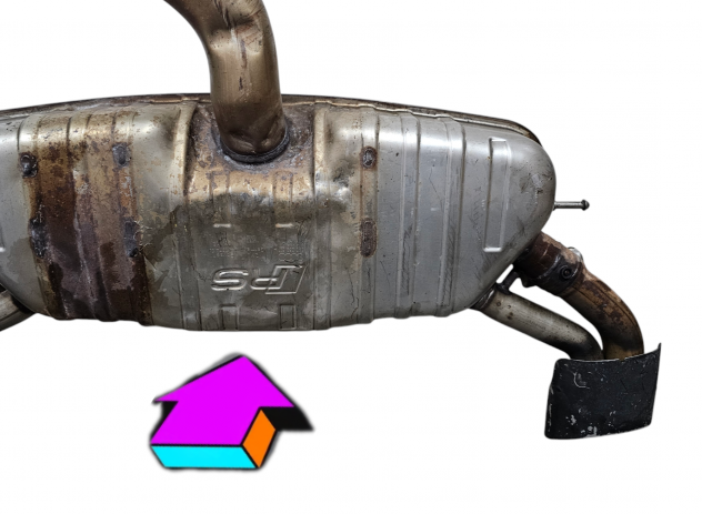 MARMITTA COMPLETA DI TERMINALE SCARICO AUDI A3 RS3 Serie (8V) 8V0253611A (1220) - Foto 7