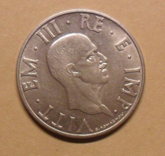 *MONETA DA 2 LIRE ANNO XVIII° DEL 1939 ANTIMAGNETICA DEL REGNO DI VITT. + - Foto 2