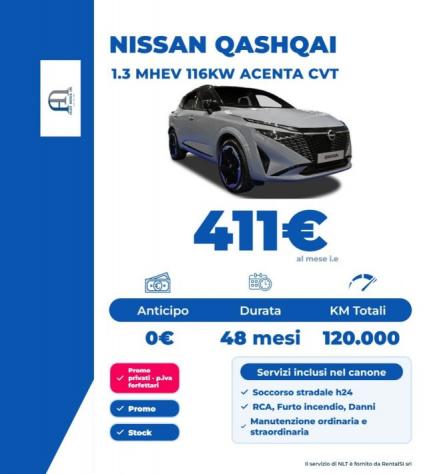 NISSAN Qashqai 1.3 MHEV 158 Acenta rif. 24198634