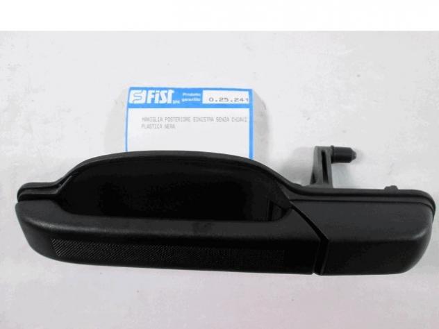 025241 MANIGLIA ESTERNA PORTA POSTERIORE SINISTRA IN PLASTICA NERA FIAT CROMA 2.0I.E (DAL 1990) RICAMBIO NUOVO - Foto 2