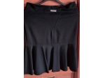 Gonna a campana pieghettata black/nera Rocco Barocco tg 44