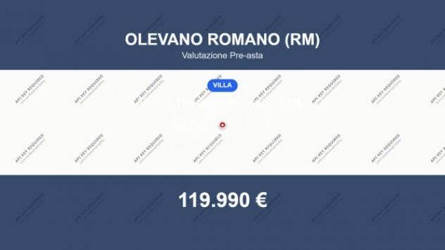 Immobile in asta di 123 m² in vendita a Olevano Romano