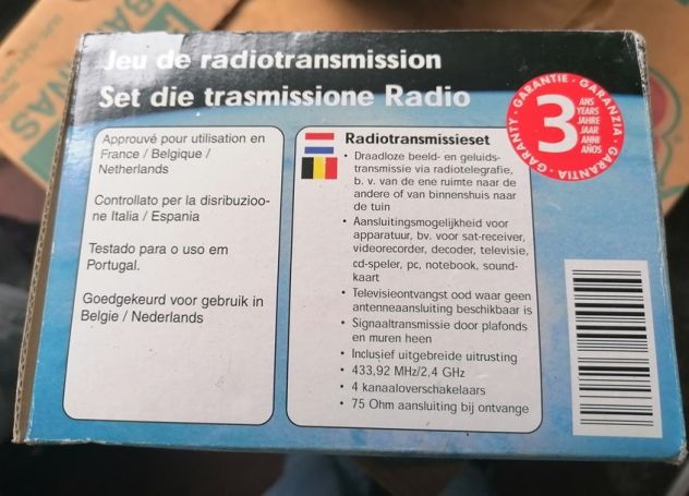 Trasmettitore senza file Welltech per audio e video - Foto 4