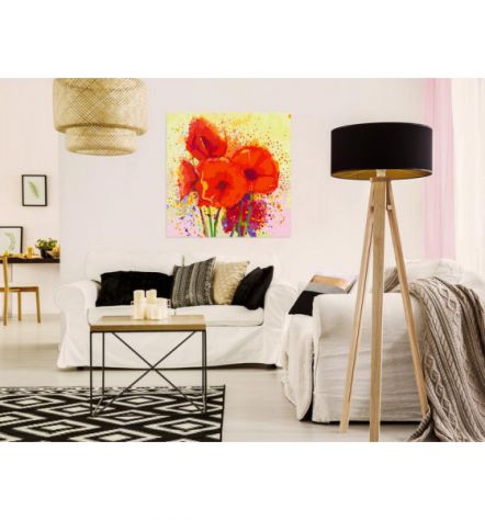 Quadro Fai Da Te 60x60 CM. Fiori ARREDALACASA Spedizione Gratis - Foto 2