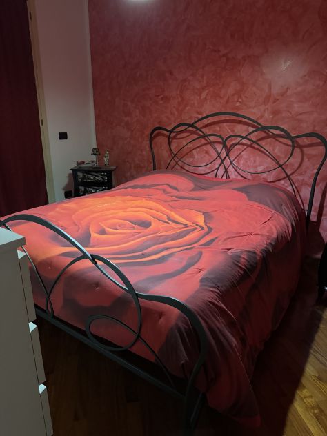 Letto matrimoniale in ferro battuto Bontempi