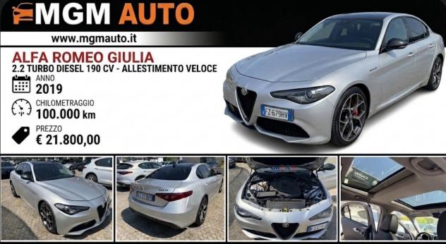 Alfa Romeo Giulia 2.2 Turbodiesel 160 CV AT8 B-Tech