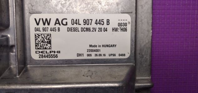 WOLK AG 04B 907 445 ECU DELPHI DCM 6.2V 28459901 - Foto 5