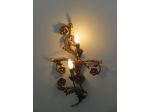 applique grande in foglia d'oro, VINTAGE, perfetto stato