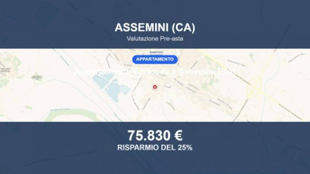 Immobile in asta di 134 m² con più di 5 locali in vendita a Assemini