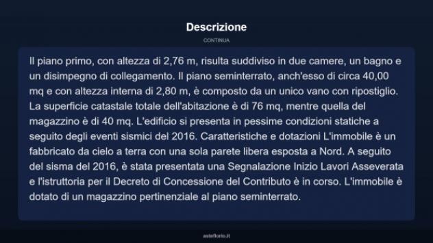 Immobile in asta di 76 m² in vendita a Castelraimondo - Foto 4