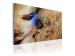 Quadro Vintage Con Una Ragazza Tra Le Rose - ARREDALACASA
