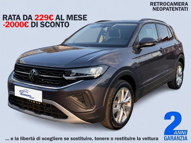 NEW VOLKSWAGEN - T-Cross 1.0 tsi Edition Plus 95cv#RETROCAMERA!