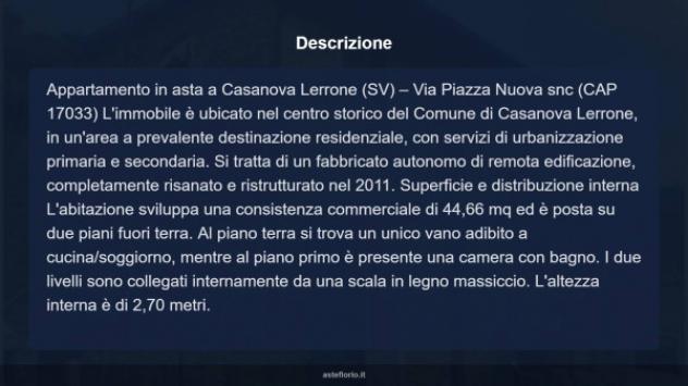 Immobile in asta di 44 m² in vendita a Casanova Lerrone - Foto 13
