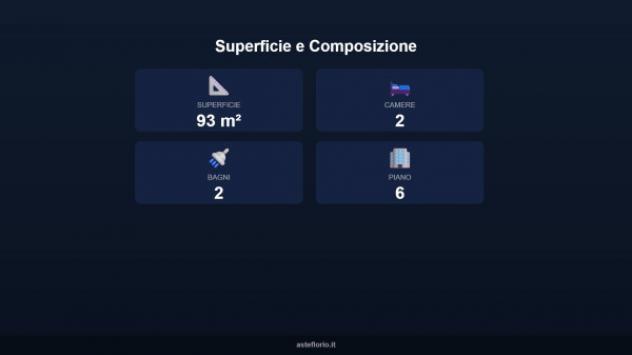 Immobile in asta di 93 m² in vendita a Roma - Foto 2