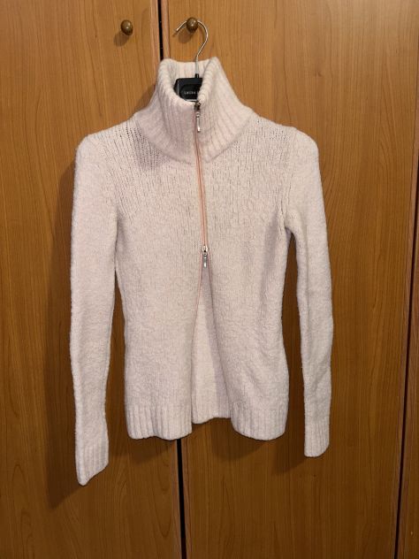 MAGLIONE CON CERNIERA DA DONNA INVERNALE IN LANA MOHAIR MARCA TANK MADE IN ITALY - Foto 7
