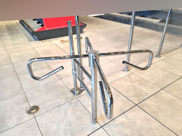 separatore market con tornello usato - Foto 4