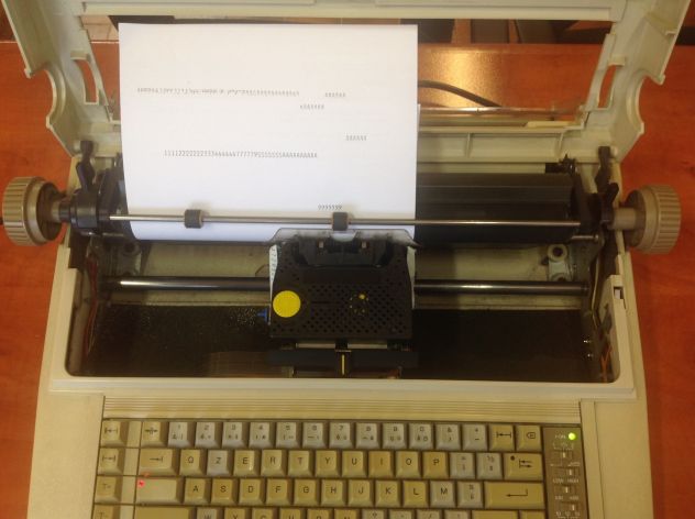 MACCHINA DA SCRIVERE ELETTRONICA TEC TW-1200 ANNO 1987 - Foto 6