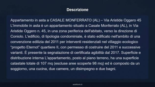 Immobile in asta di 107 m², box auto in vendita a Casale Monferrato - Foto 15