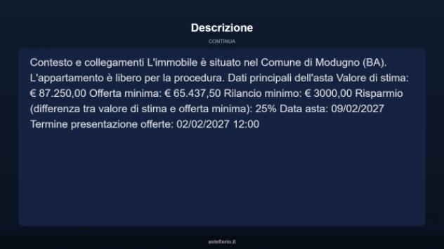 Immobile in asta di 90 m² in vendita a Modugno - Foto 5