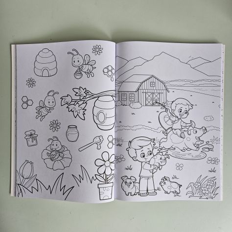 Libro da Colorare, Colouring Book - Furetto A4 - 2026 - TRACCIATA!! - Foto 3