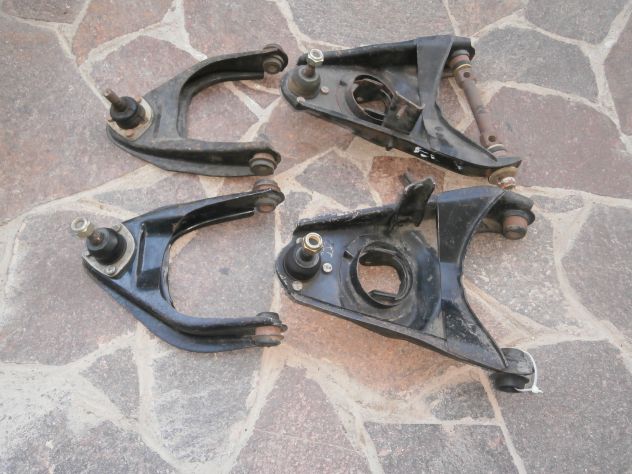 KIT 4 BRACCI ANTERIORI SUPERIORI ED INFERIORI PER FIAT 124 SPORT SPIDER COUPE' - Foto 3