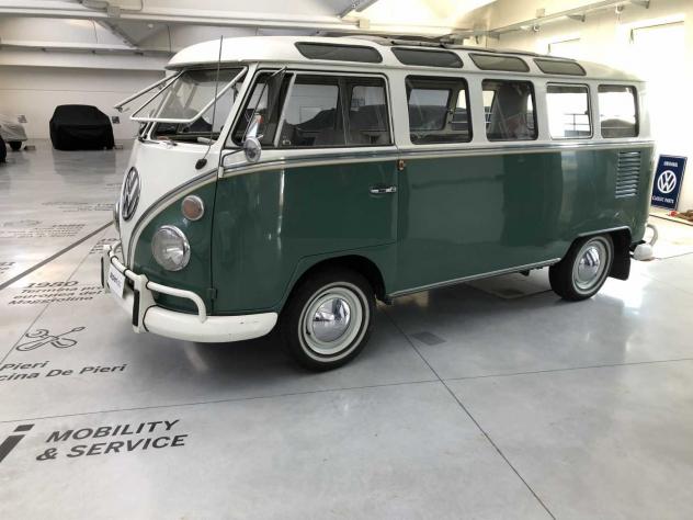 Volkswagen T1 T1 MICROBUS DE LUXE SAMBA 21Vetri tetto tela apribile