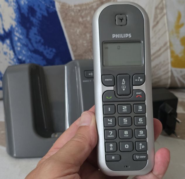 Philips Dect 1221S telefono cordless per linea fissa di casa completo - Foto 7