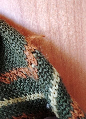 Maglione Cardigan Vintage ‘80 tg 54 pura lana x uomo stile geometrico - Foto 5