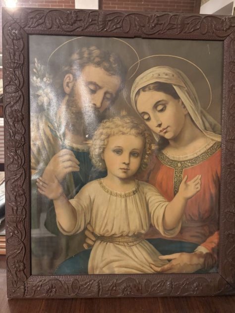 Stampa antica raffigurazione sacra - Foto 2