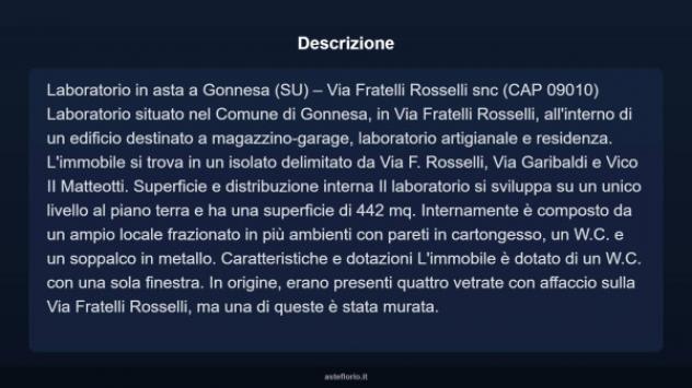 Immobile in asta di 442 m² in vendita a Gonnesa - Foto 9