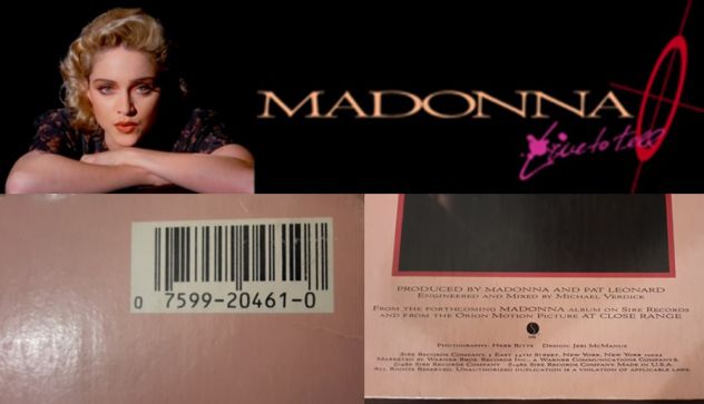 MADONNA, LIVE TO TELL, 1986 Sire Records Company, Paese: New York. - Foto 6