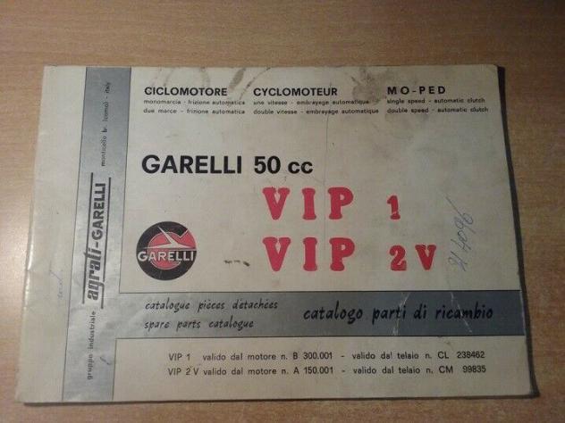 Catalogo ricambi motore telaio Garelli Vip 1 2V GR