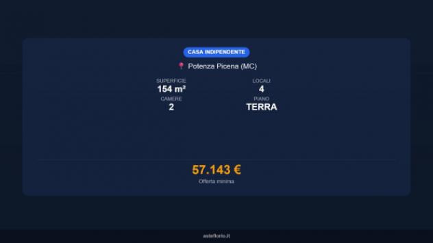 Immobile in asta di 154 m² in vendita a Potenza Picena - Foto 17