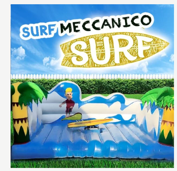 Piscina palline 2,5×2,5 mt Volley in acqua 20×10 mt SURF MECCANICO GONFIABILE - Foto 3