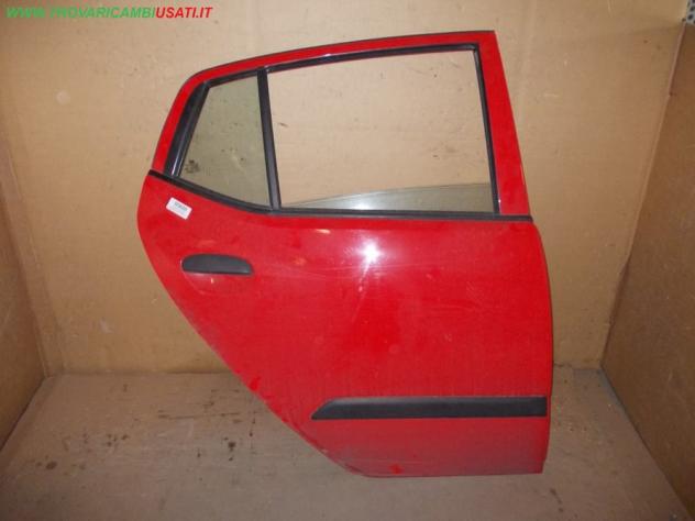 PORTA POST.D. ROSSO PASTELLO HYUNDAI i 10 (PA)  Carrozzeria  Lamierati esterni  Porte  Porta post. dx. HYUNDAI - i 10 - 01-02-2011 - 01-11-2013, HYUND