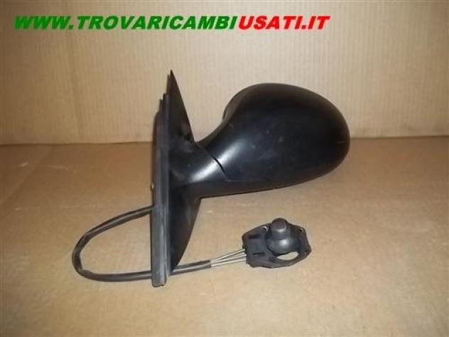 RETROVISORE EST.S.regolazione manuale (senza calotta e cristallo, fino al 01/2006) MECCANICO NERO SEAT IBIZA Vetri e Retrovisori Cristalli Retrovis