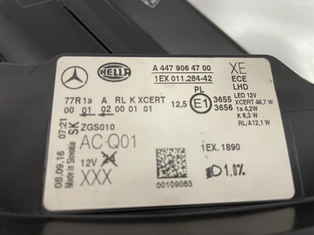 RICAMBI MERCEDES VITO W447 2014- KIT AIRBAG CRUSCOTTO - Foto 5