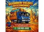 SGOMBERI CASA, CANTINA O UFFICIO? CI PENSIAMO NOI!INOLTRE TRASLOCHI URGENTI 48H