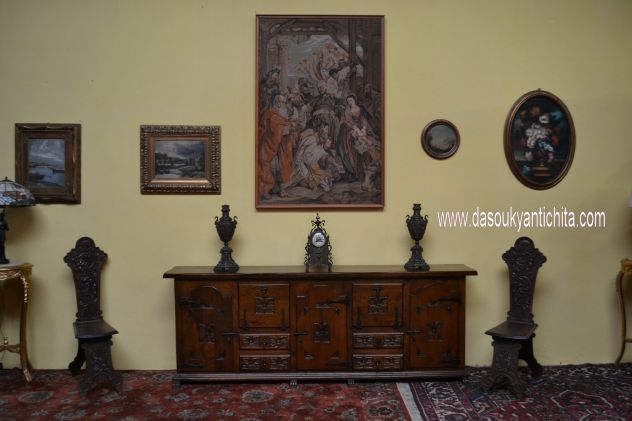 Arazzo del XX secolo raffigurante ” Adorazione dei Magi “ - Foto 6