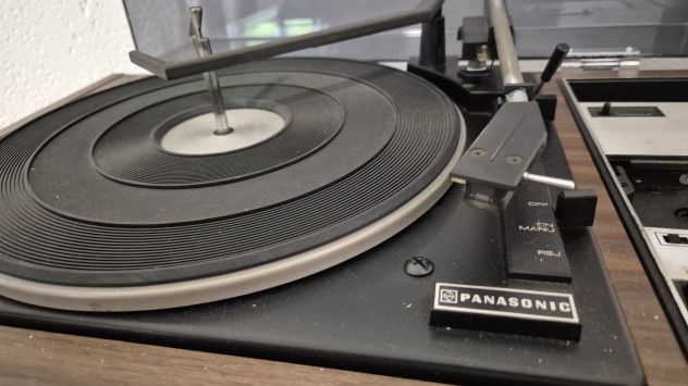 STEREO PANASONIC COMPATTO ANNI '70 NON FUNZIONANTE - Foto 3