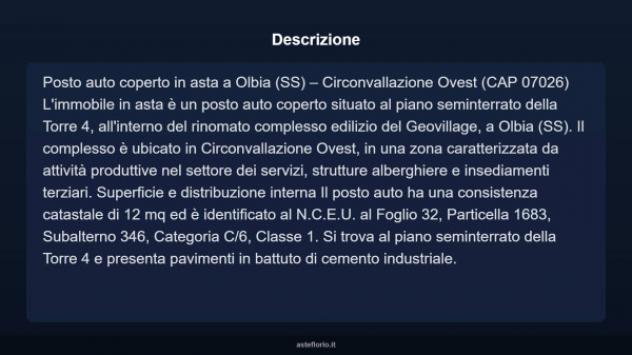 Immobile in asta di 12 m² in vendita a Olbia - Foto 4