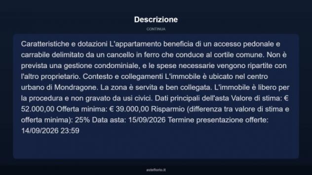 Immobile in asta di 53 m² in vendita a Mondragone - Foto 17